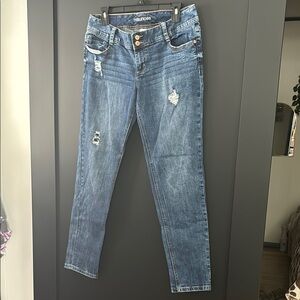 Maurices Blue Distressed Women's Jeans